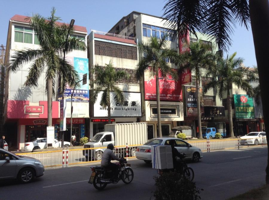 LED Shops on both sides of the road-2