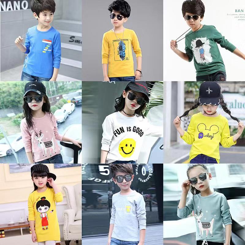 Long Sleeve Graphic Tee Shirts for Kids