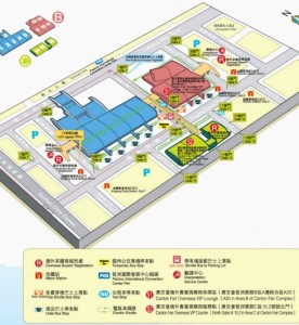 map of Pazhou Complex