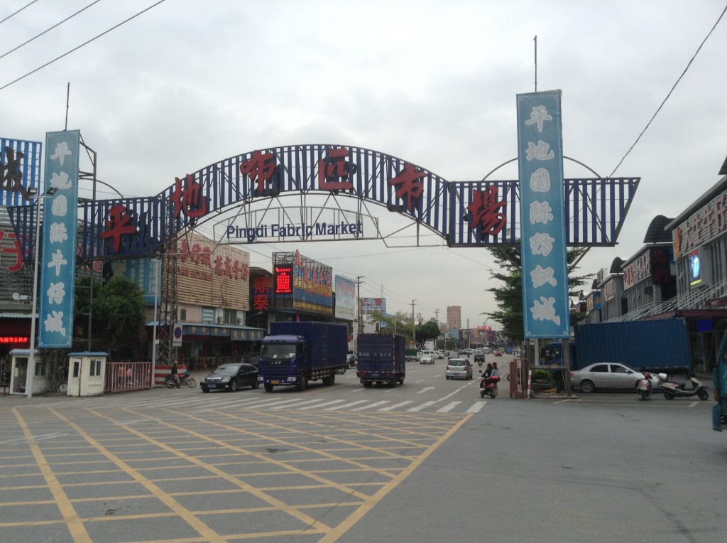 Pingdi Fabric Market in Foshan
