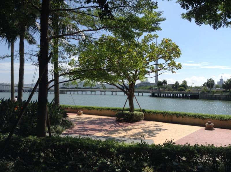 Taking a walk by the river near MGM-1