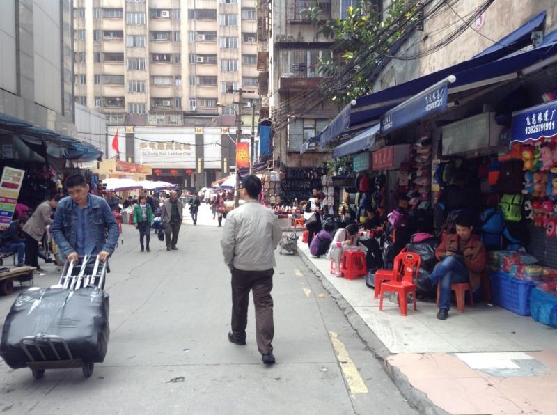 Small Street in Shui dian jie handbag market-5
