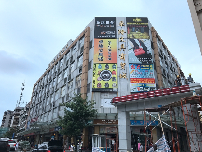 Zhuolong Leather Business Mall in China