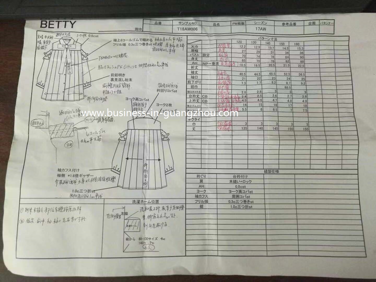 Sketch for Clothes - Business in Guangzhou-3