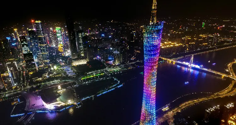 Guangzhou Night View from Canton Tower