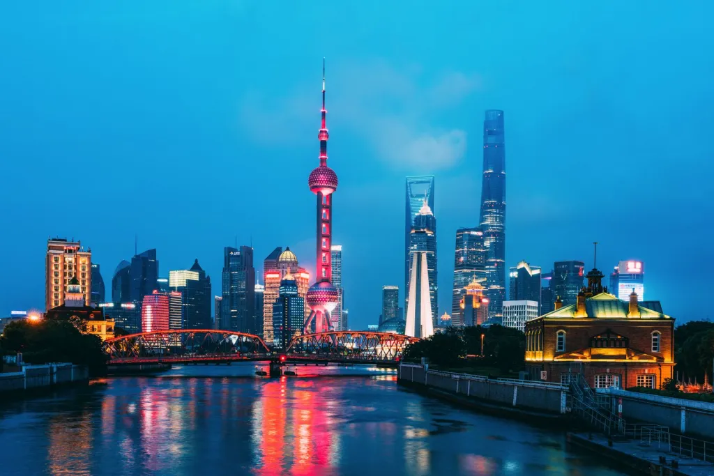 The Oriental Pearl TV Tower of Shanghai